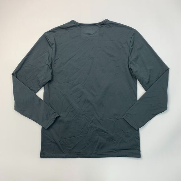 Thermajohn Shirt Mens L Large Gray Soft Lining Long Sleeve Base Layer Sleepshirt - Picture 7 of 9